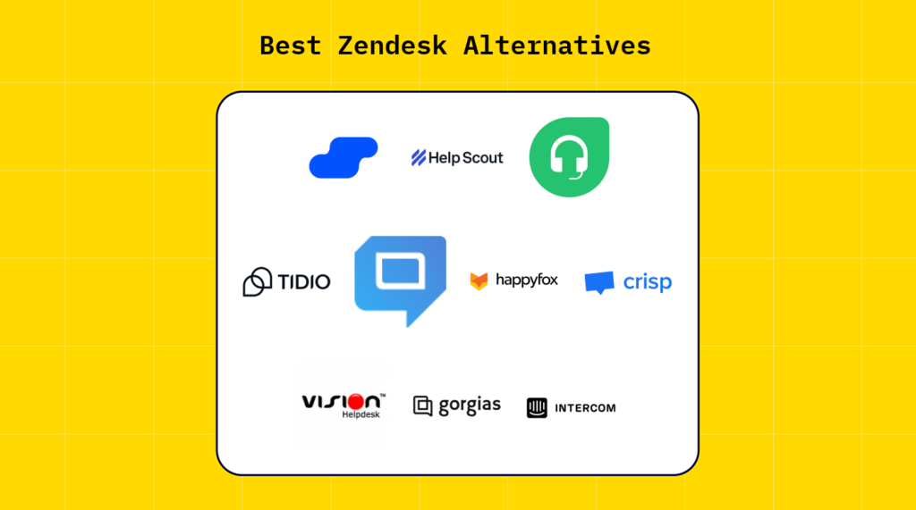 Best Best Zendesk Alternatives logos 18256